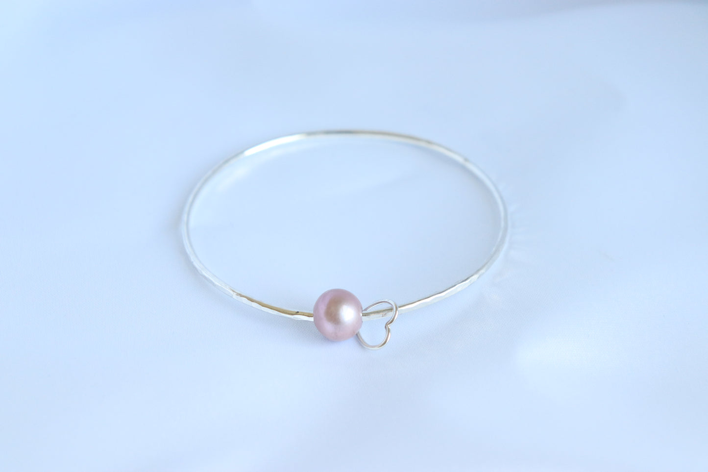 Pink Edison Pearl Bangle