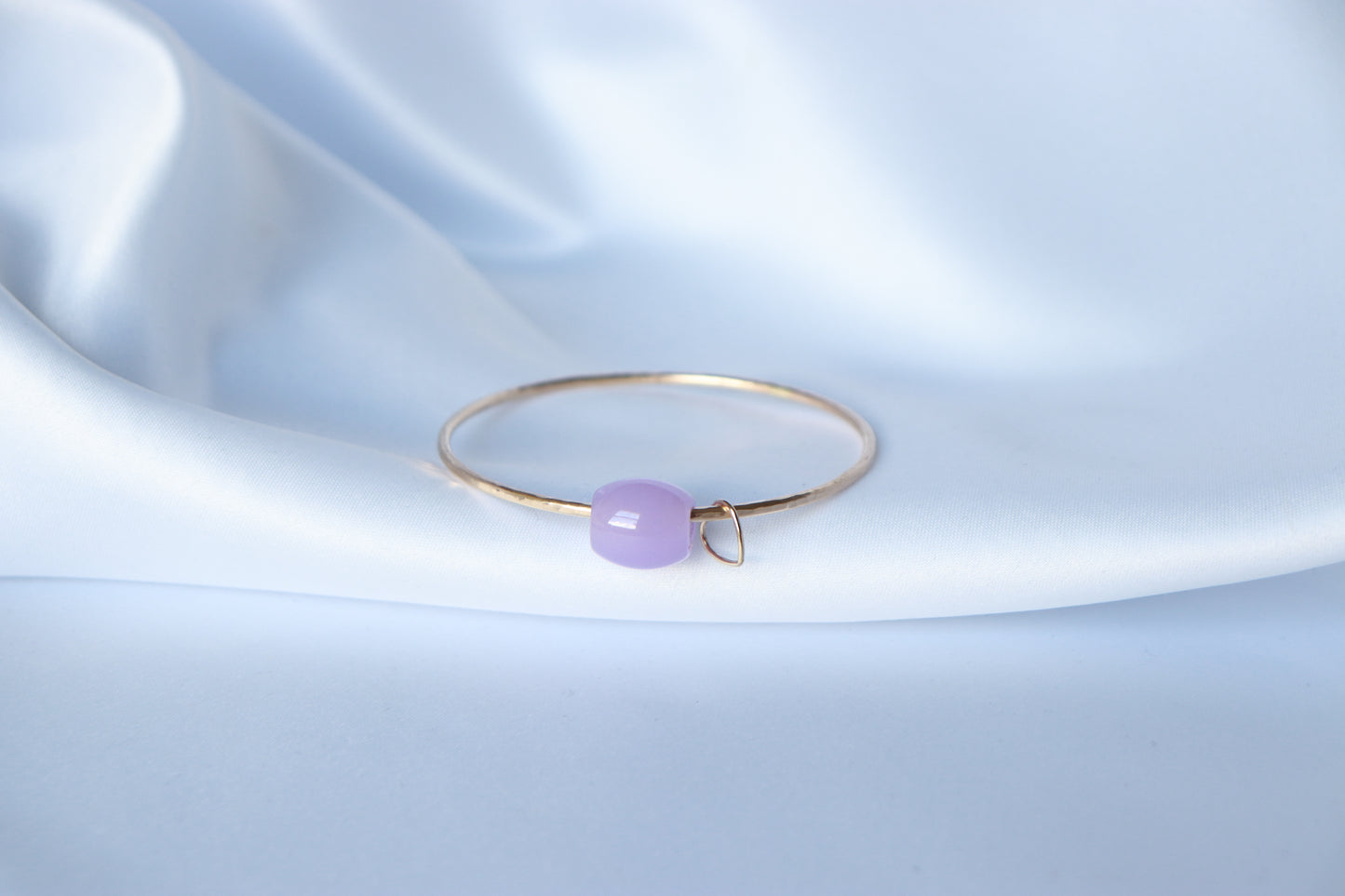 Lavendar Jade Bangle